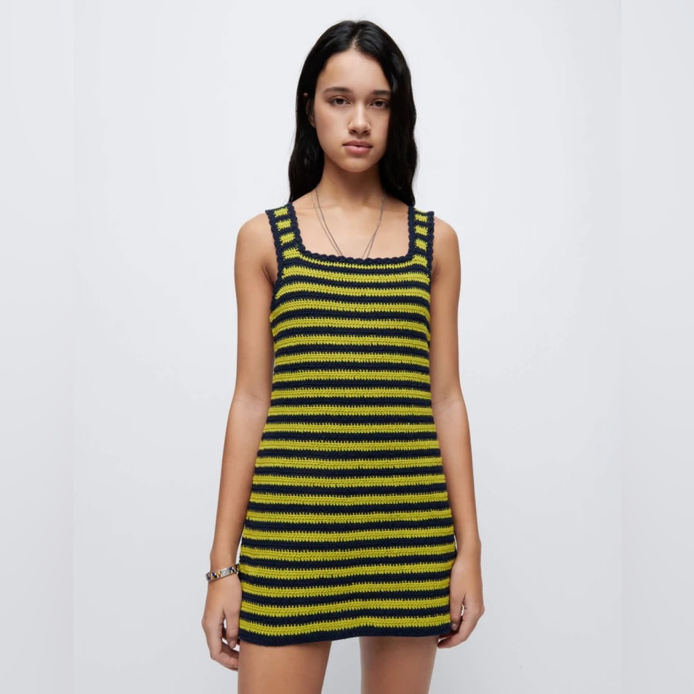 Re/done Crochet Dress